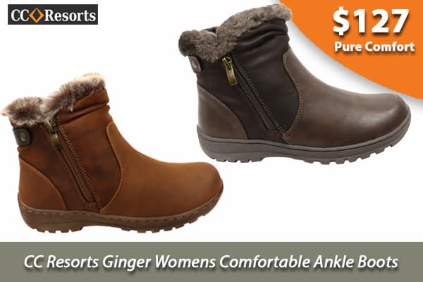 CC Resorts Womens Ginger Ankle Boots