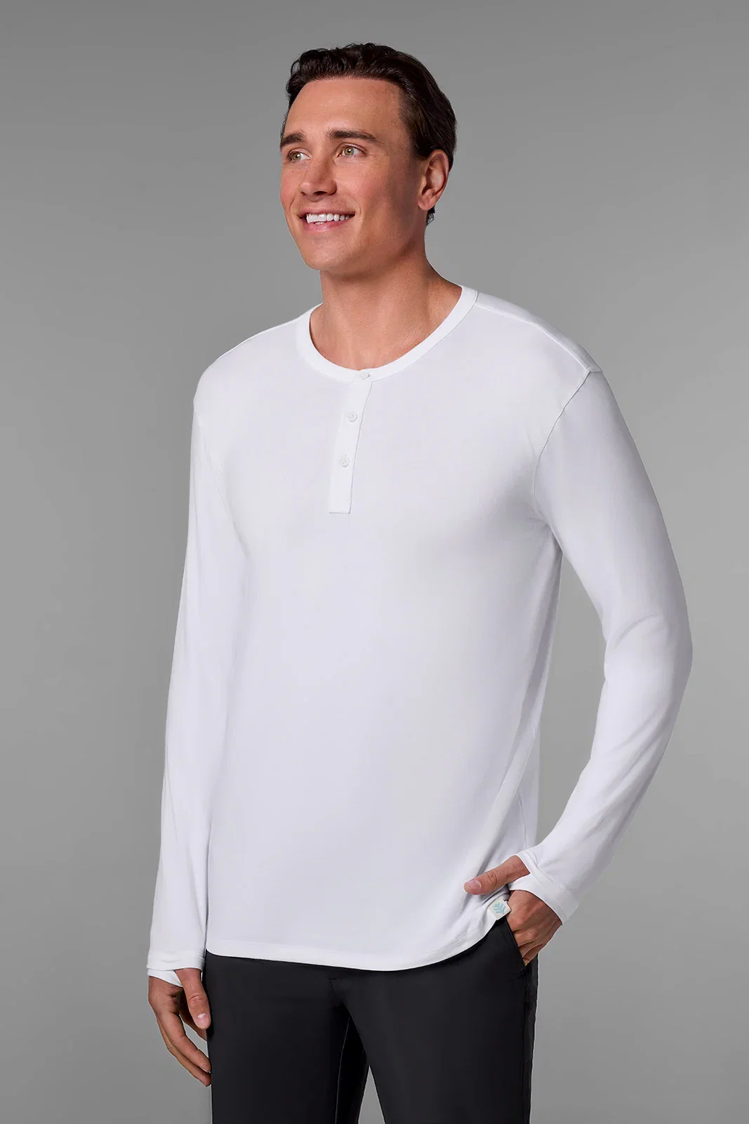 Men's Hallandale Long Sleeve Henley...