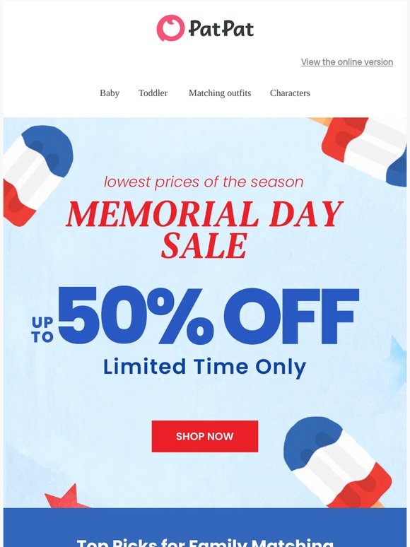 🎇 The Memorial Day Sale Is On