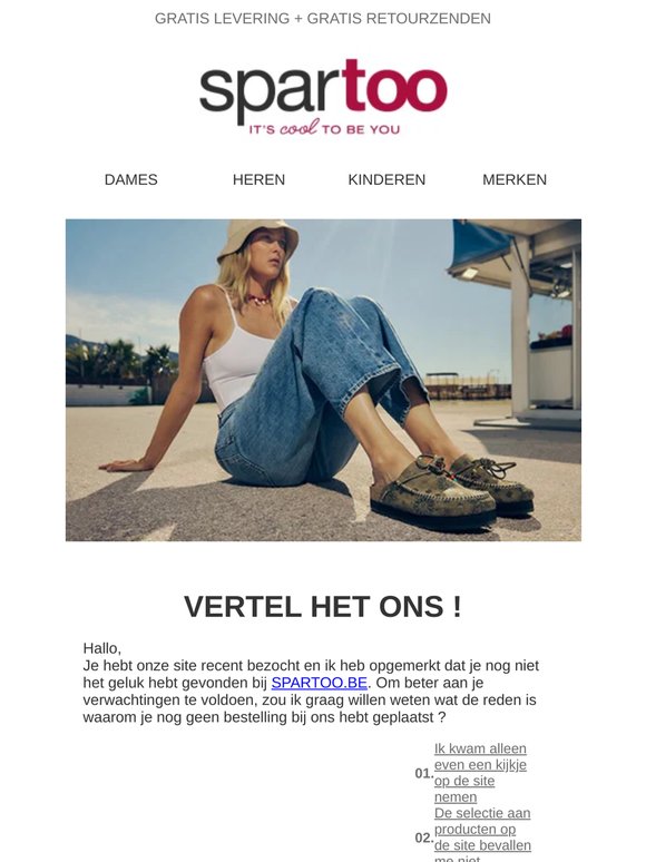 Jouw mening telt...