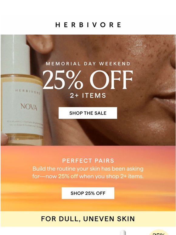 25% off 2+ items: Dry skin? Fine Lines? Dark Spots?