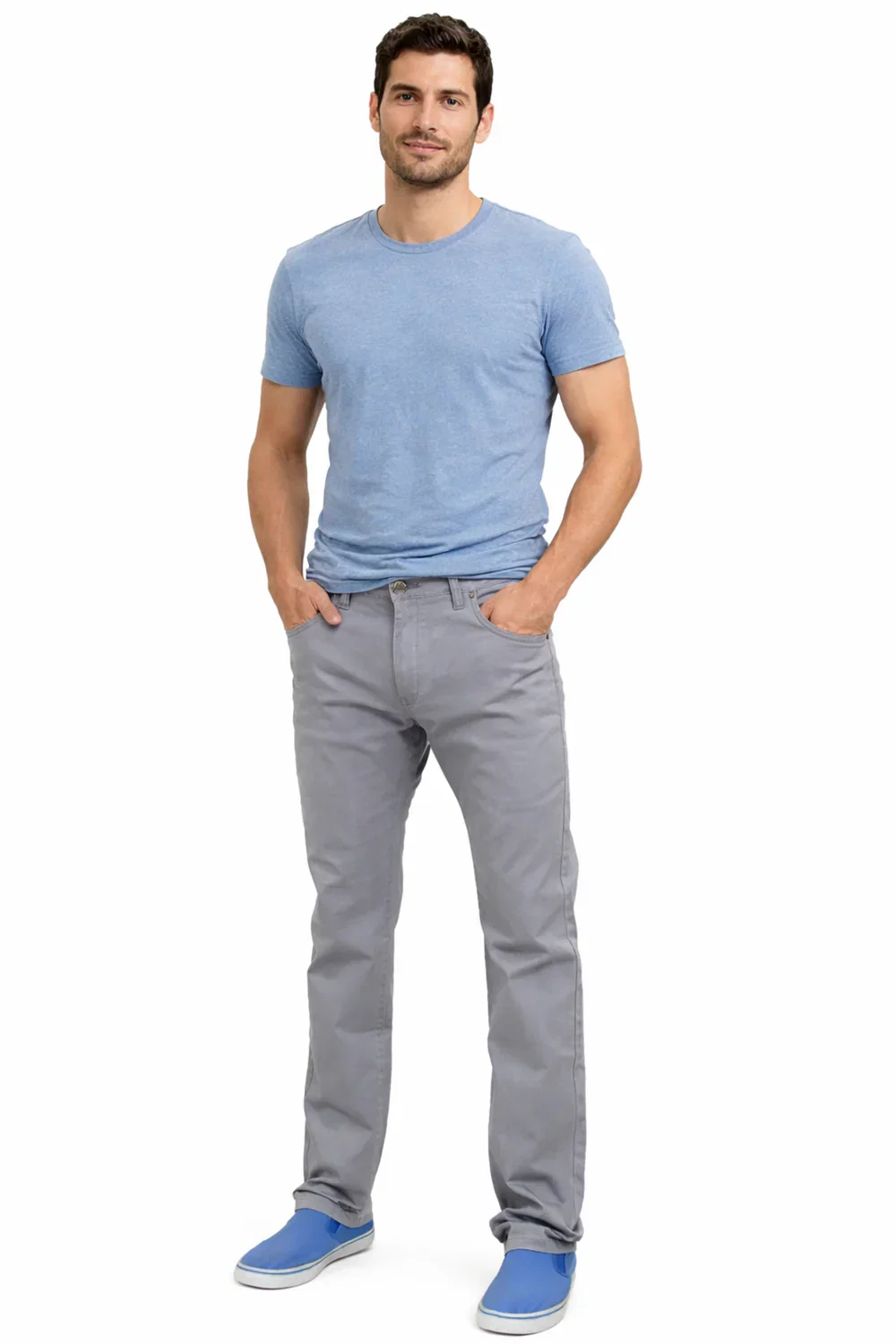 Image of Men’s Casual Pants – Slim Fit Cotton Chinos