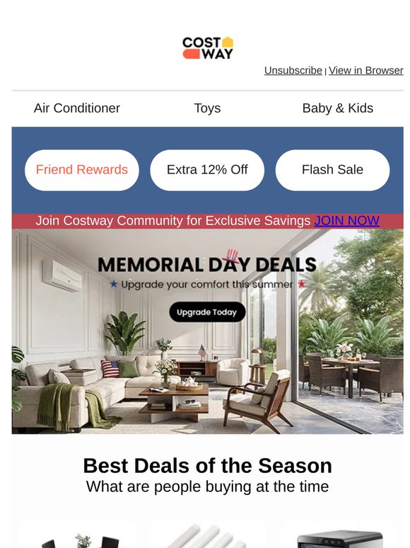 🇺🇸 ☀️ Memorial Day Mega Sale: Up to 60% OFF ☀️ 🇺🇸