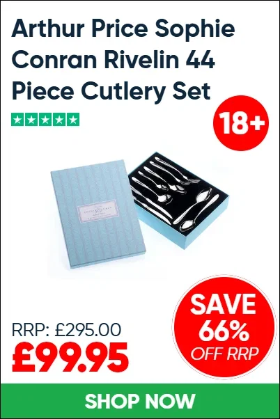 Arthur Price Sophie Conran Rivelin 44 Piece Cutlery Set