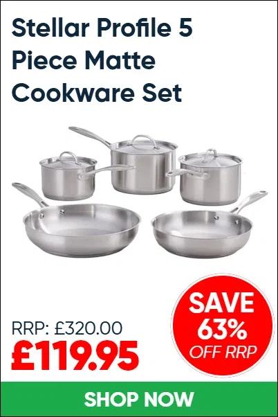 Stellar Profile 5 Piece Matte Cookware Set
