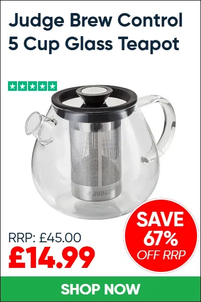 Judge Brew Control 5 Cup Glass Teapot