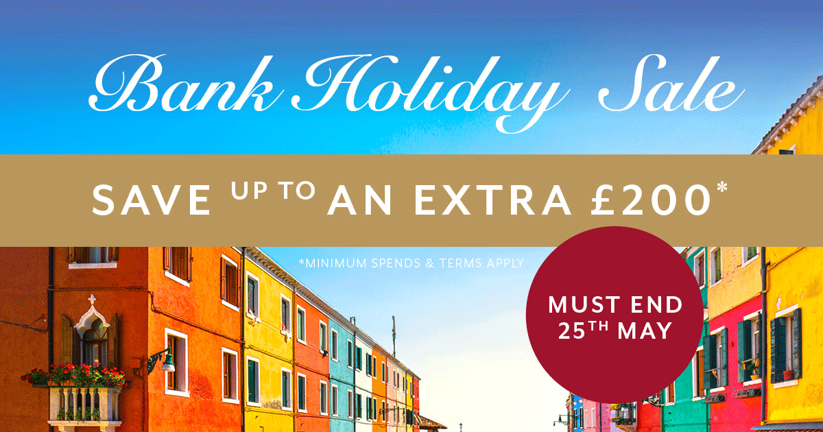 Sale Message with Caribbean Background