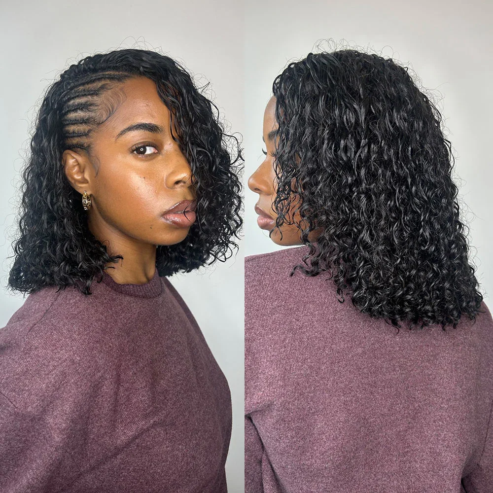EAYON Lightweight Wet And Wavy Crochet Human Hair