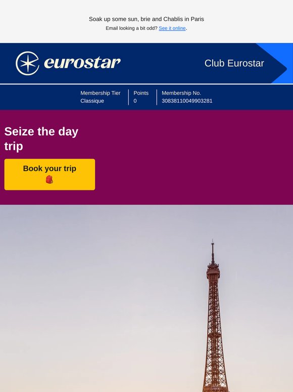 Enjoy a day trip with a difference 🚄