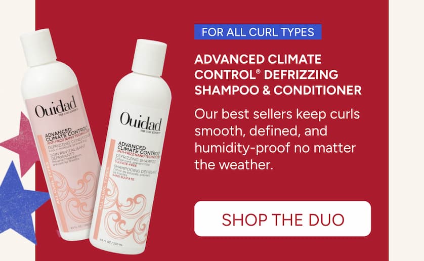 Advanced Climate Control Shampoo & Conditioner our best sellers for keeping frizz at bay 