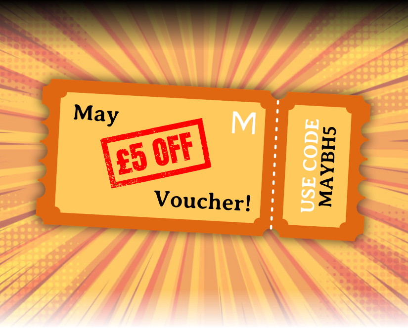 May £5 off Voucher: Use code MAYBH5