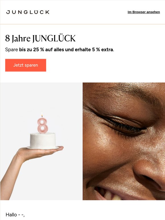 Bis zu 25 % Geburtstagsrabatt + 5 % extra
