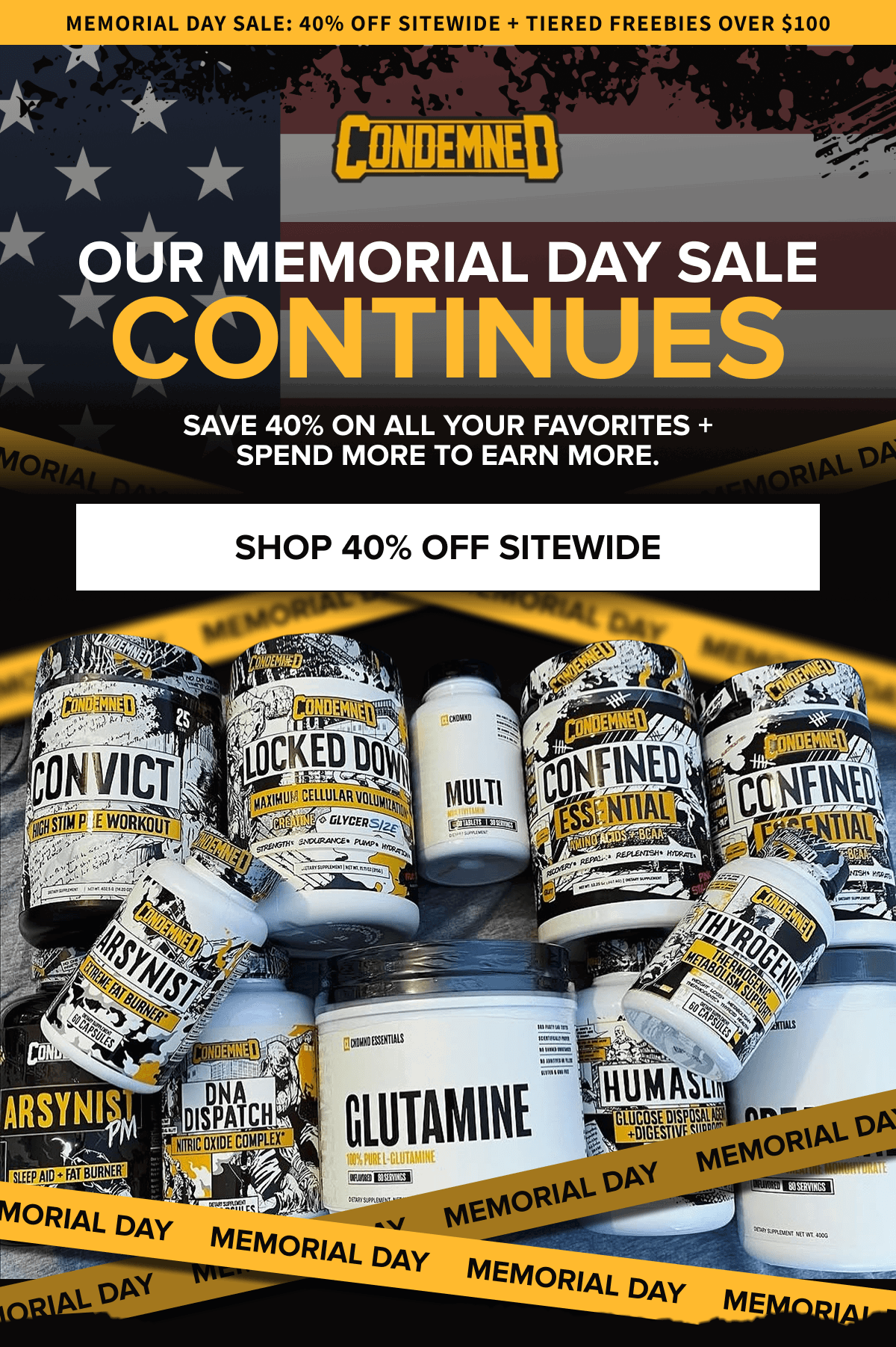 Shop Up To 40% Off Sitewide - Condemned Labz