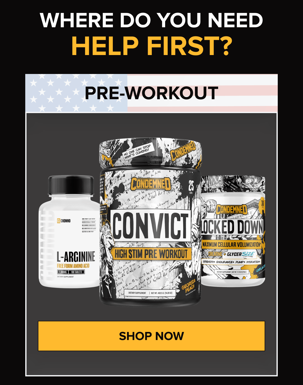Shop Now (Pre-Workout) - Condemned Labz