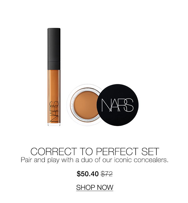 Slot 3: Pair and play with the Correct to Perfect Set, featuring a duo of our iconic concealers. $50.40 $72
