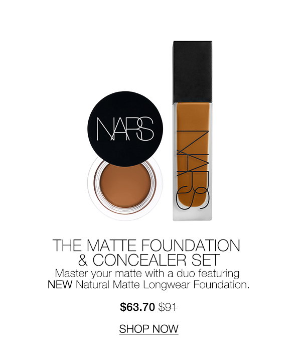 Slot 4: Master your matte with The Matte Foundation & Concealer Set, featuring NEW Natural Matte Longwear Foundation. $63.70 $91