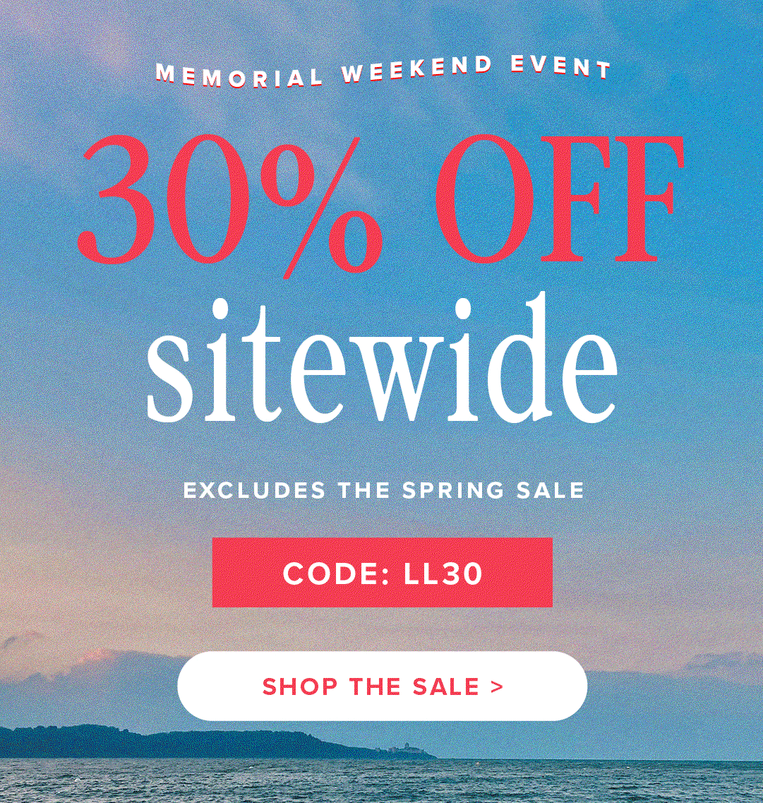 30% OFF sitewide with code LL30