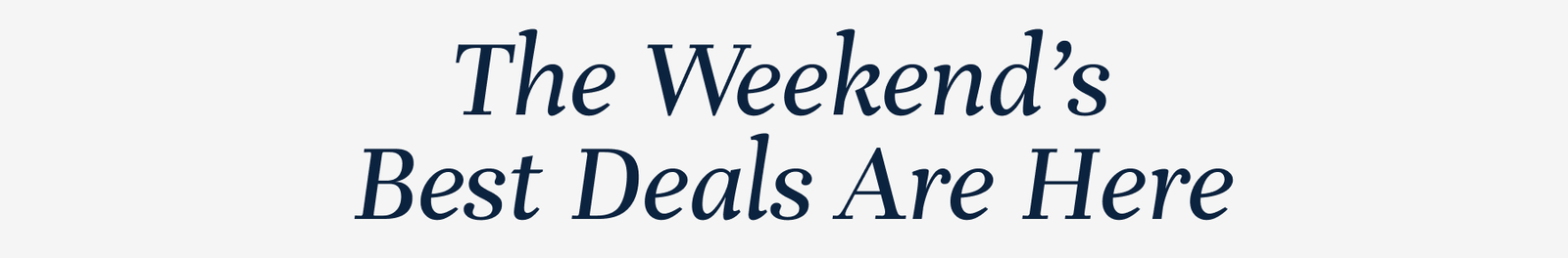The Weekend's Best Deals Are Here. Shop 35% off sitewide.