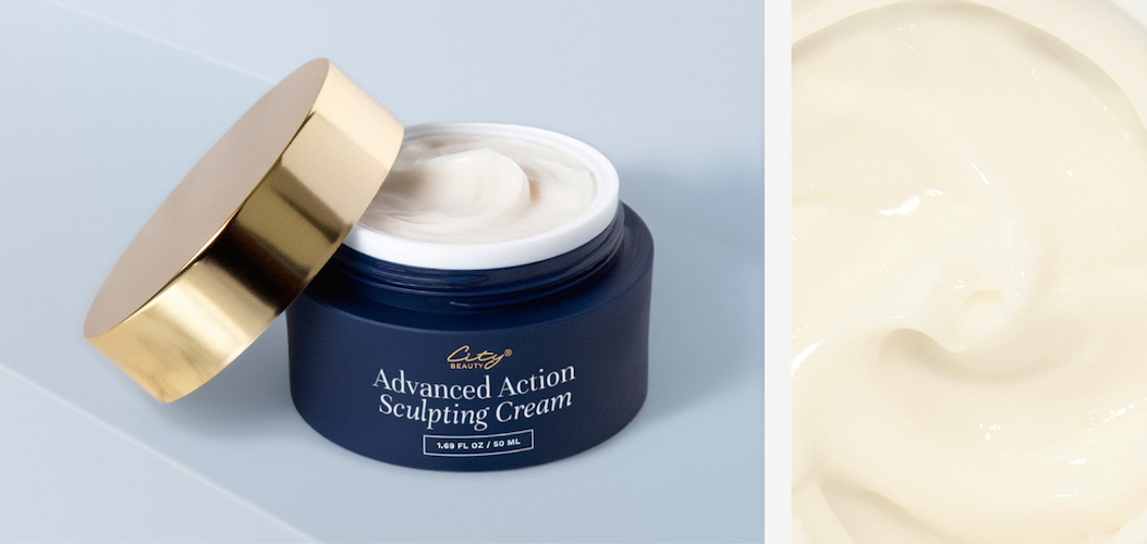 Memorial Day Sale: firmer-looking jawline and neck with Advanced Action Sculpting Cream — tap to shop.