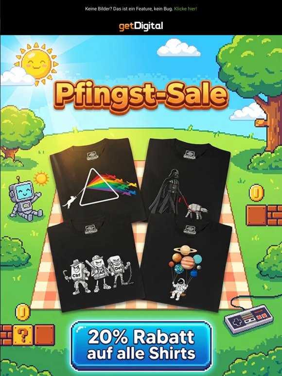 Pfingst-Sale: Dein Upgrade für die Nerd-Garderobe!