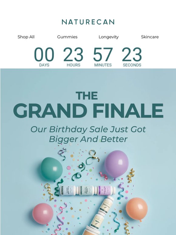 Last Chance: Get up to 40% in our Grand Finale