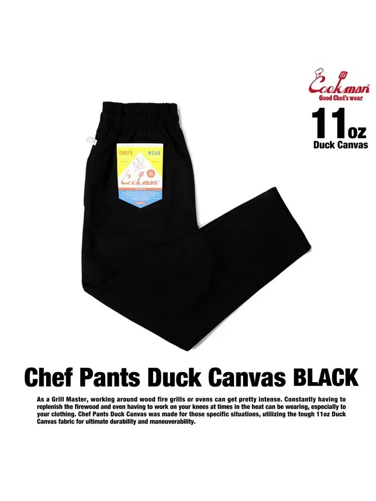Chef Pants - Duck Canvas : Black