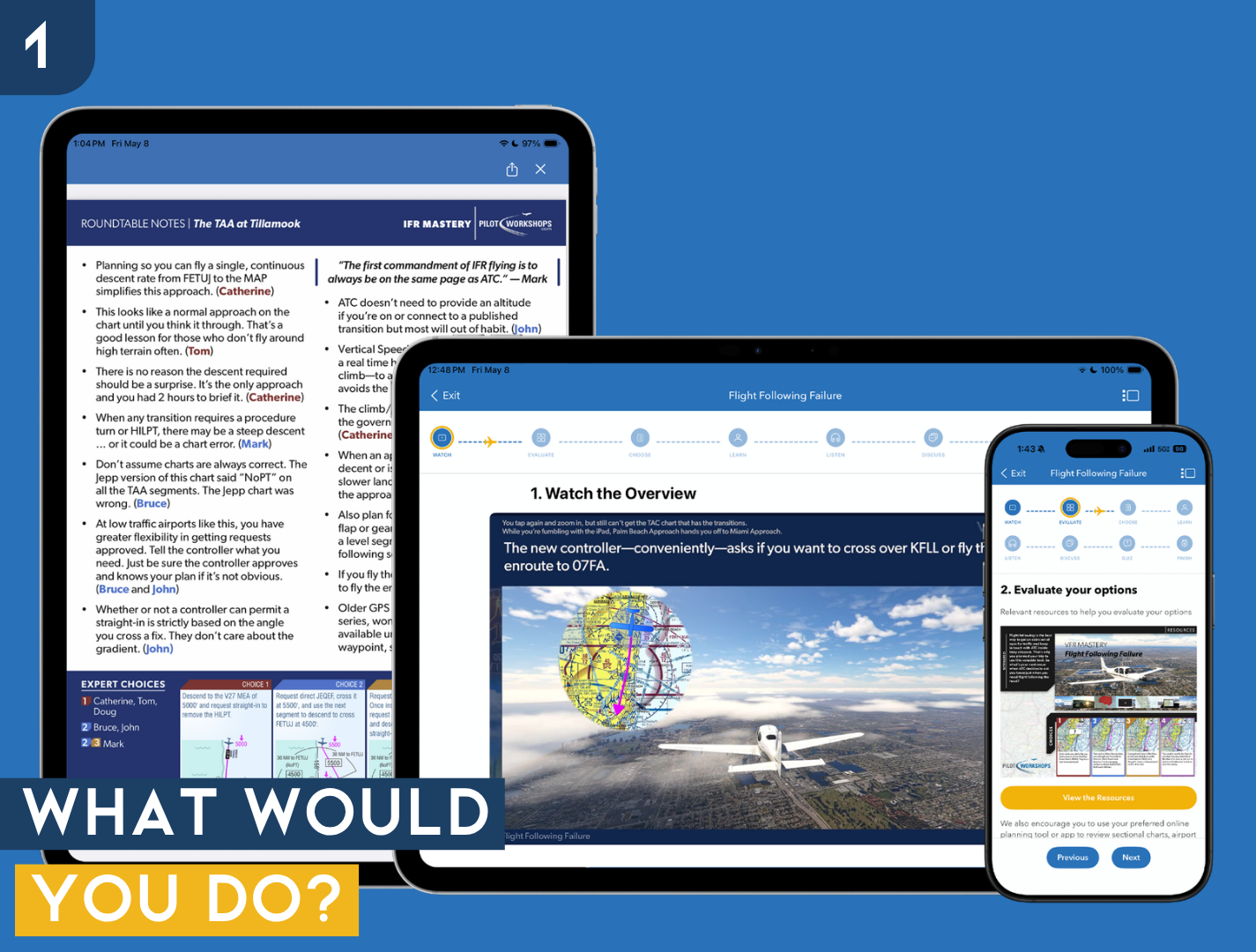 PilotWorkshops Mastery Lands in the Sporty’s App