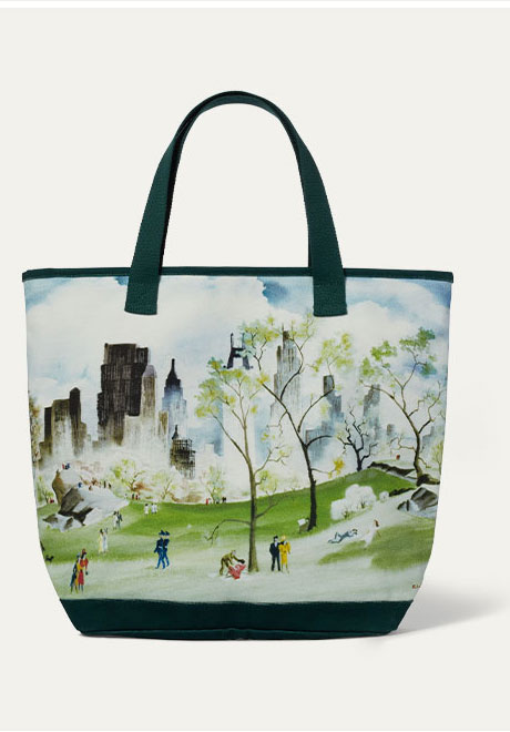 Dehn Spring in Central Park Zip Tote