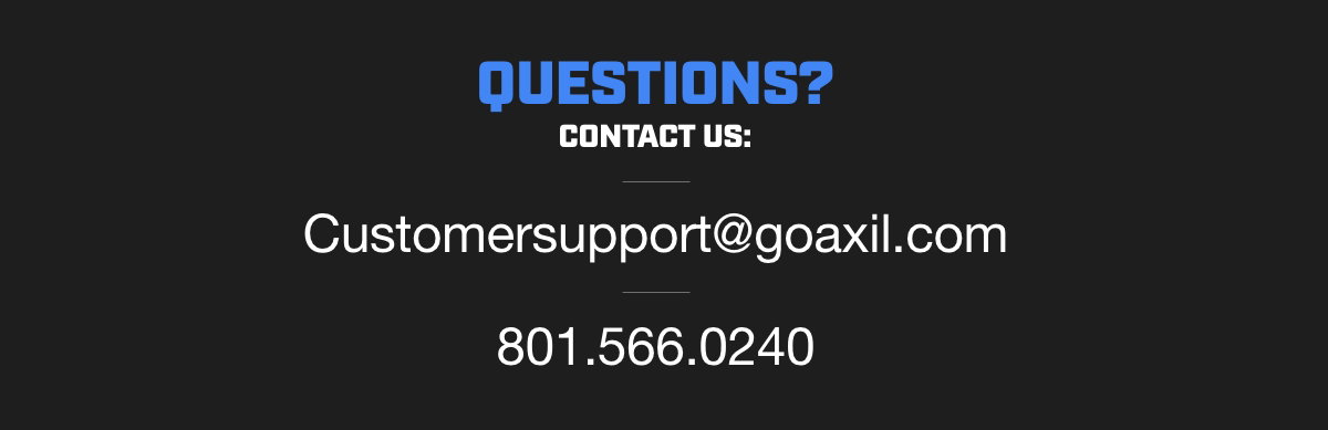 Questions? Contact Us: