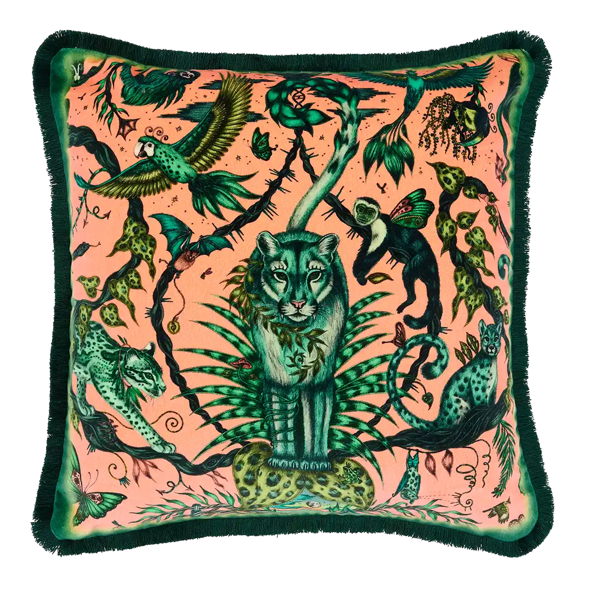 Image of Bosque Dreams Luxury Velvet Cushion