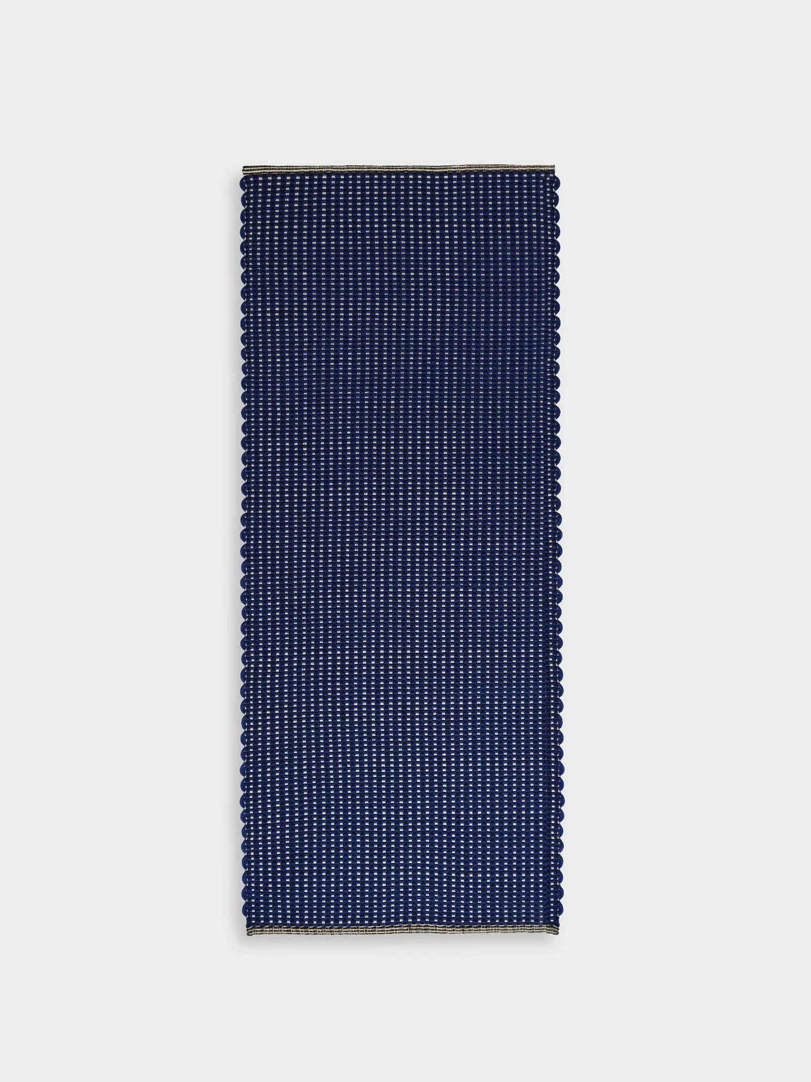 Image of Cord Runner Rug | Blue 100% Recycled PET Yarn (US)