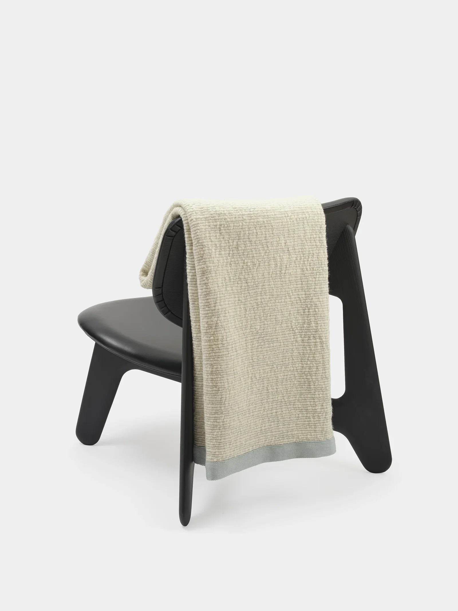 Image of Thread Throw | Baby Blue & White Wool Blend (US)