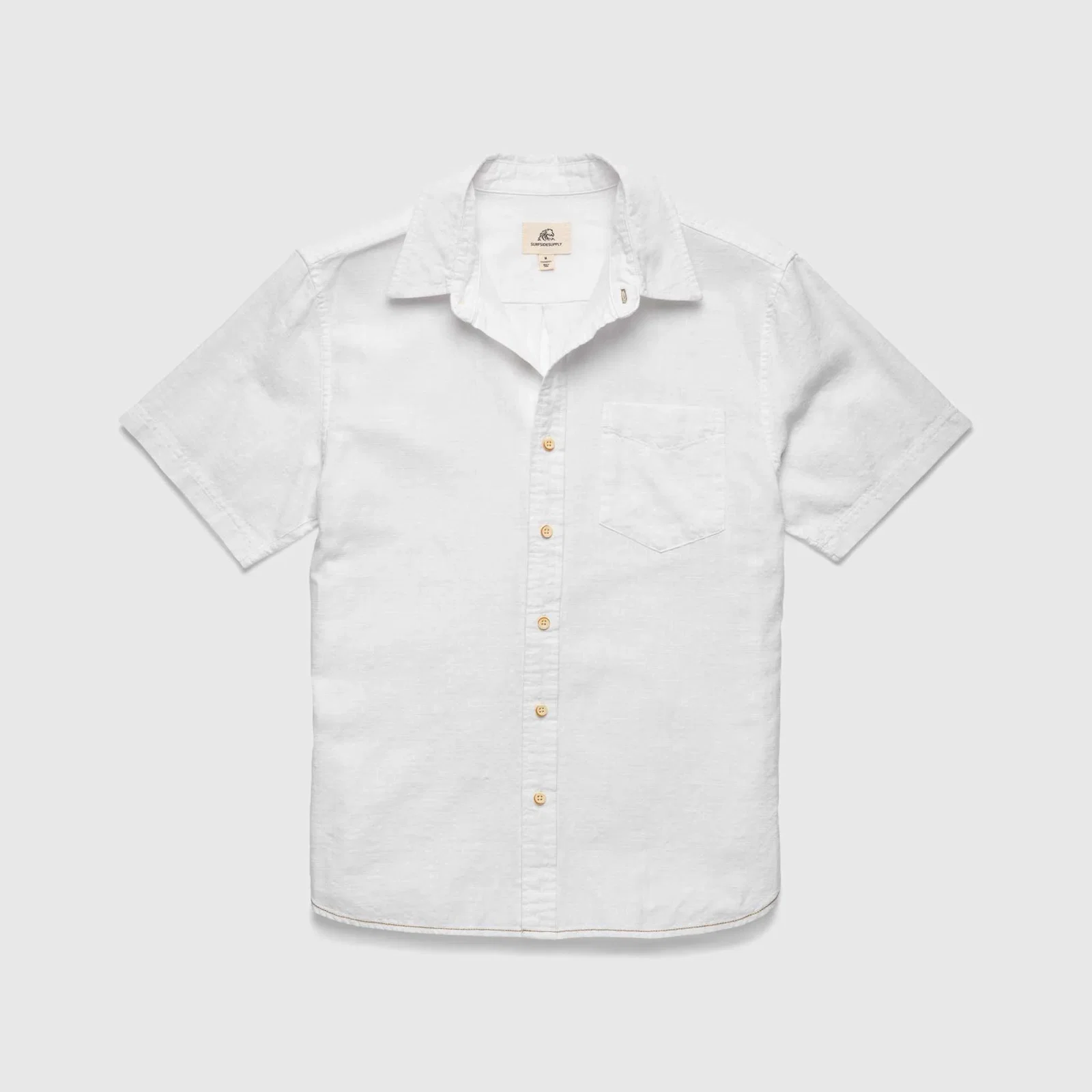 Image of Joey Slub Island Shirt - Brilliant White