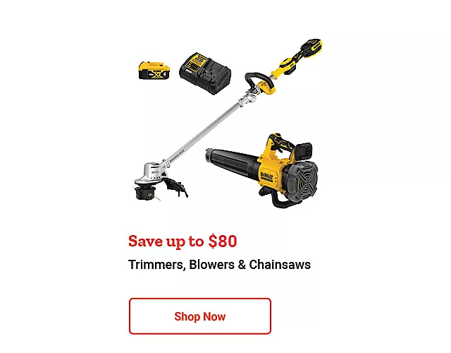 Trimmers, Blowers, Chainsaws