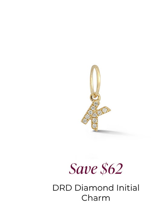Save $62 | DRD Diamond Initial Charm