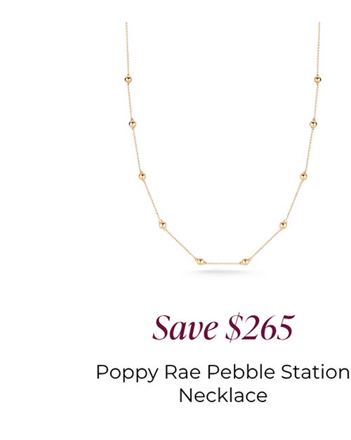 Save $265 | Poppy Rae Pebble Station Necklace