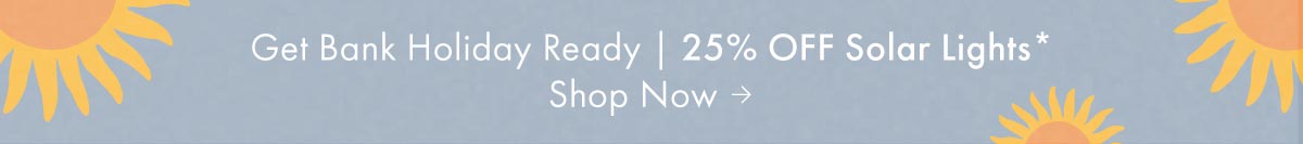 25% off solar lights