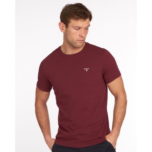 Barbour Sports Mens T-Shirt - Ruby