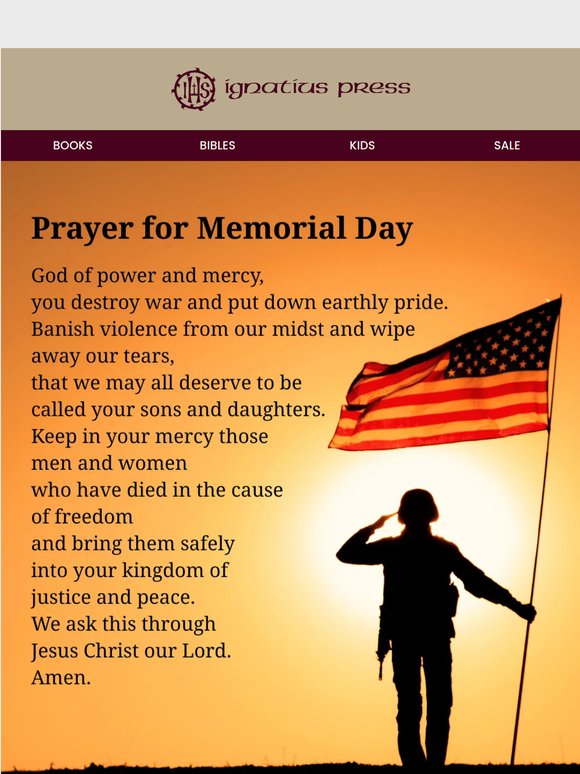 A Memorial Day Prayer for Peace ✝️