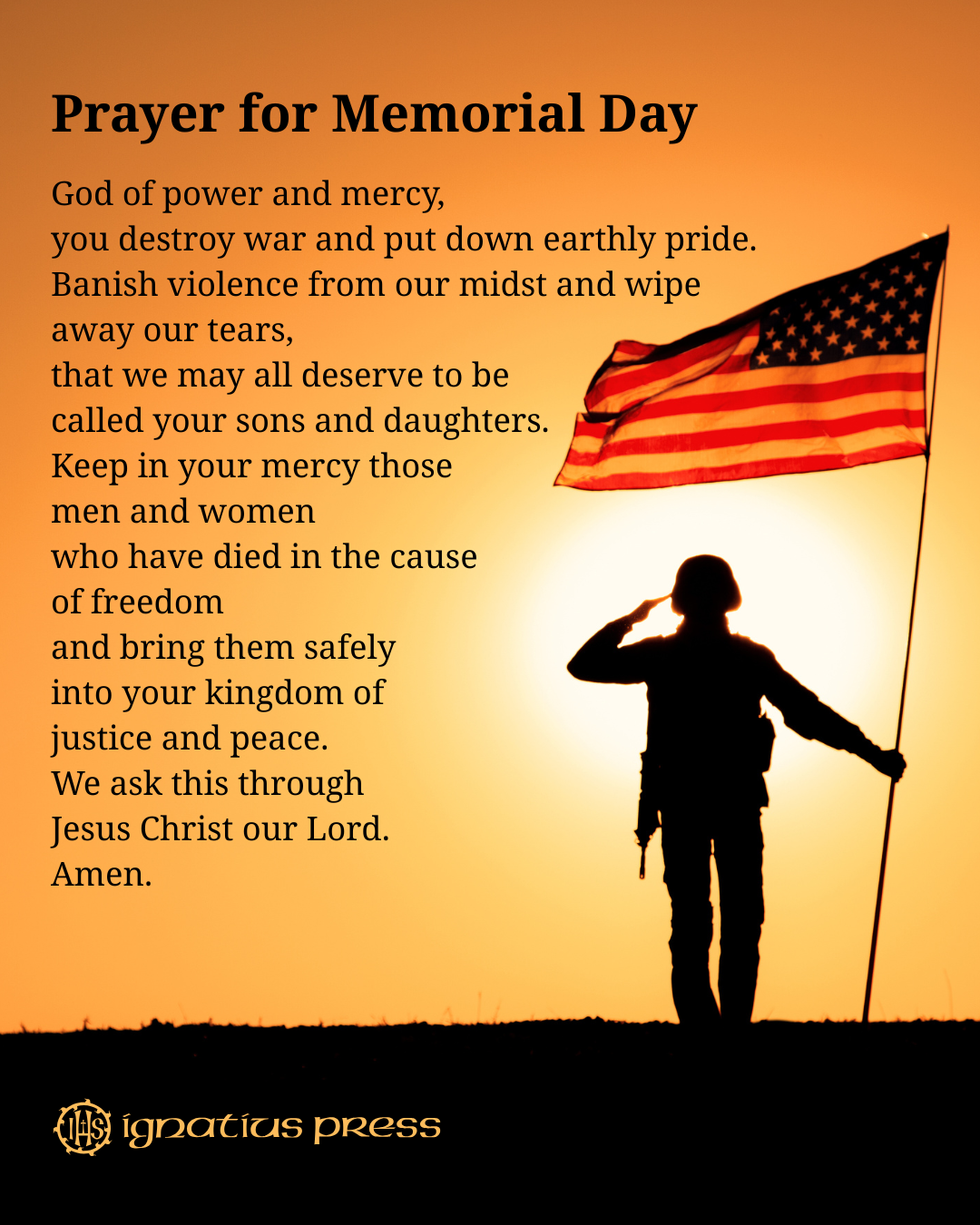 Happy Memorial Day from Ignatius Press!