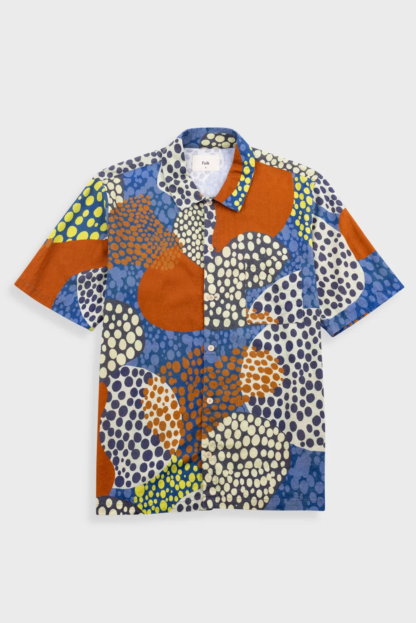 Image of Gabe Shirt - Dot Print Red Multi