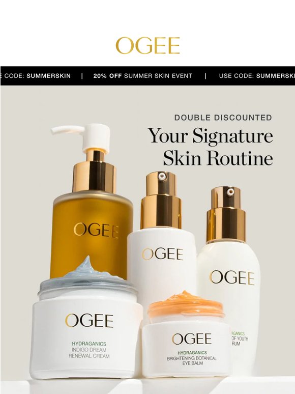 Double Savings on Signature Skin