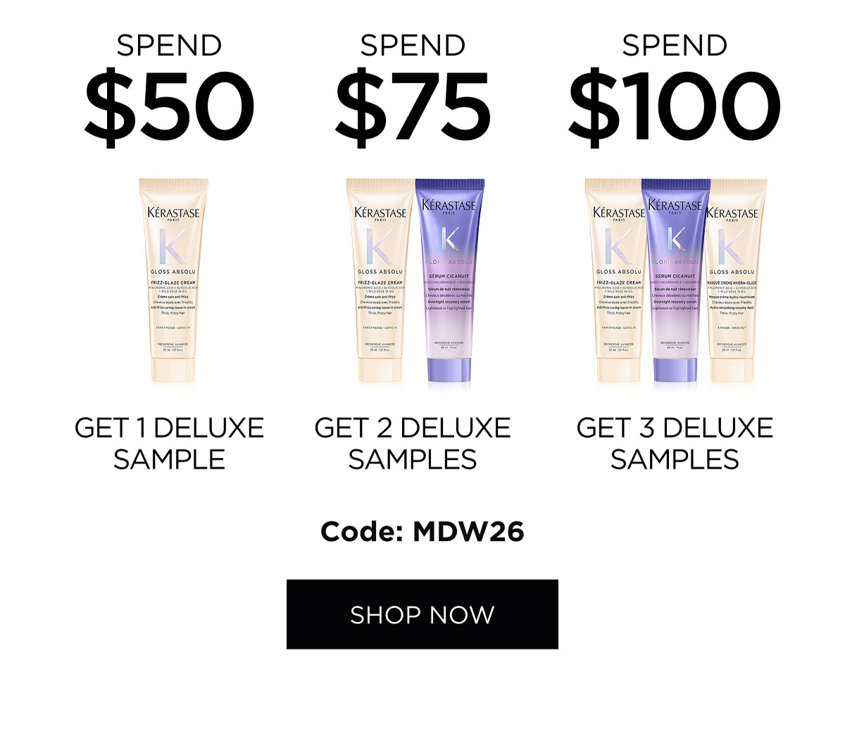 Celebrate this holiday weekend with up to 3 complimentary Deluxe Samples.