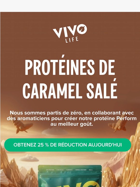 🍯 Nouveau : Perform Caramel Salé (-25%)