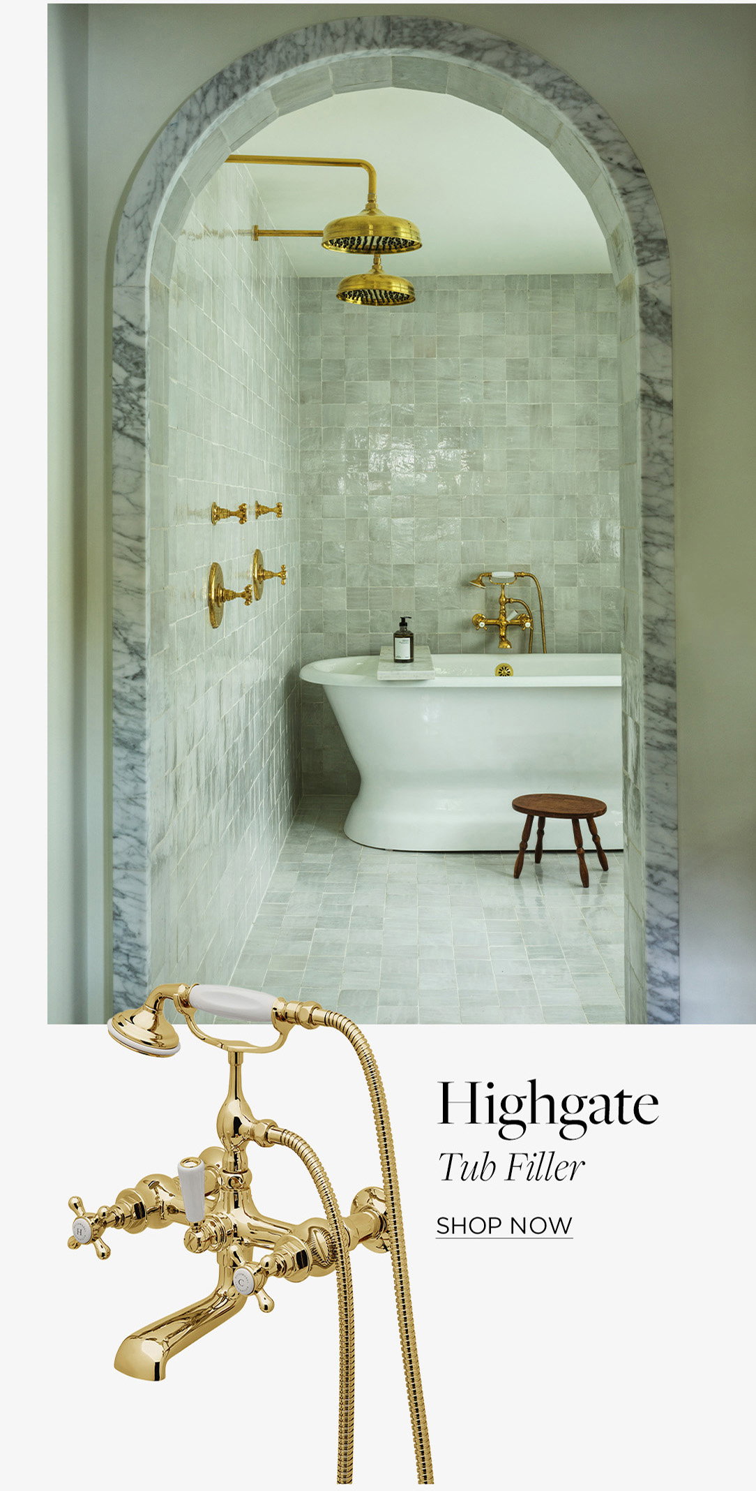 Highgate Tub Filler. Shop Now.