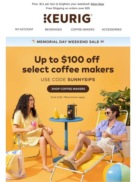 🍉 SALE! Up To $100 Off Coffee Makers