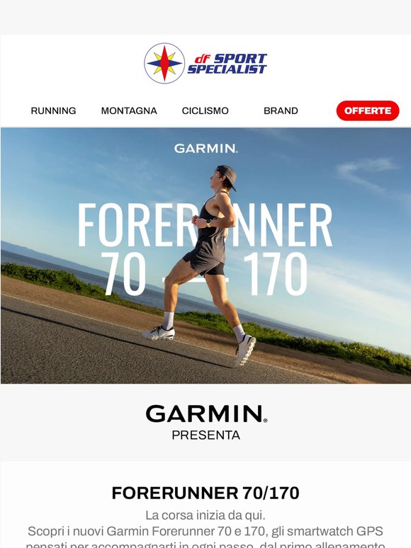 Nuovi Garmin Forerunner 70 & 170 ⌚