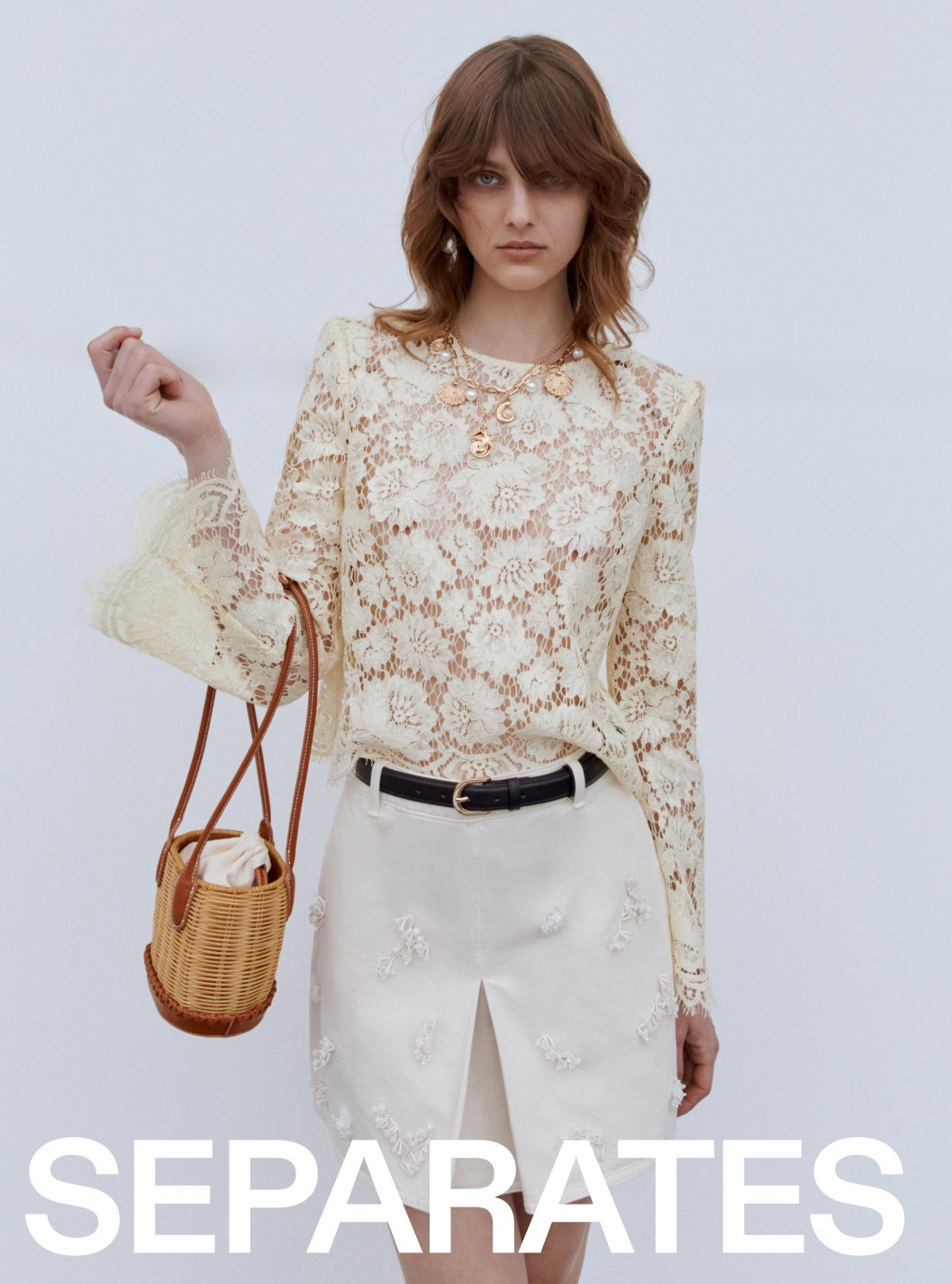 BROWN PEPLUM LINEN BLEND MIDI DRESS