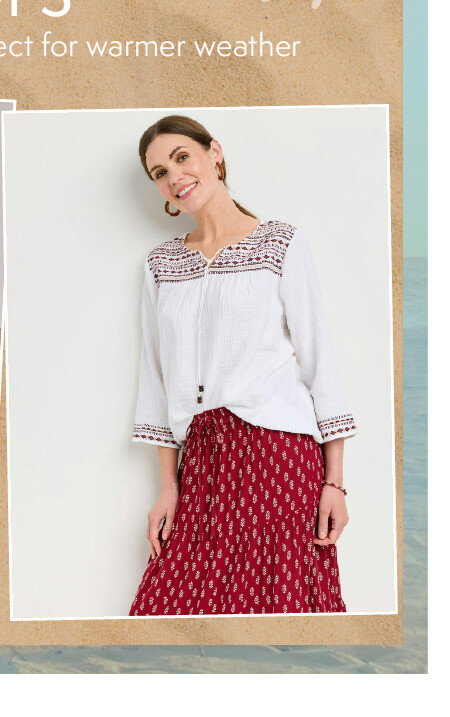 Cotton Embroidered Top
