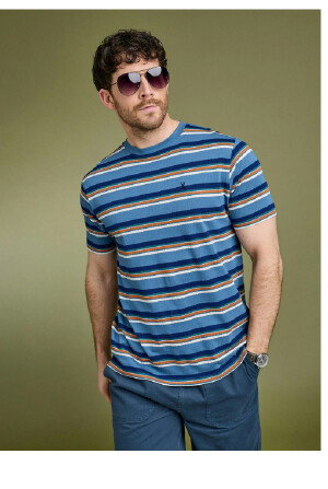 Textured Stripe T-Shirt